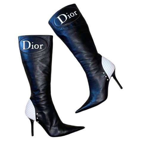 i love dior boots|Dior over the knee boots.